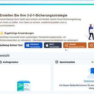 Einrichten einer Datensicherung für Endgeräte auf einem QNAP-NAS mit Hyper Data Protector.(Bild:  Joos – QNAP)