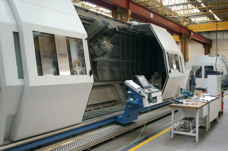 Die Produktion bei WFL Millturn Technologies GmbH & Co. KG am Standort in Linz. (Bild: Matthias Vogel)