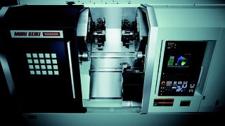 Bild 1: Ausgerüstet sein können die CNC-Drehmaschinen der NZ-Baureihe mit zwei Revolvern ohne Y-Achsen-Funktion oder mit zwei bis drei Revolvern mit Y-Achsen-Funktion. (Archiv: Vogel Business Media)