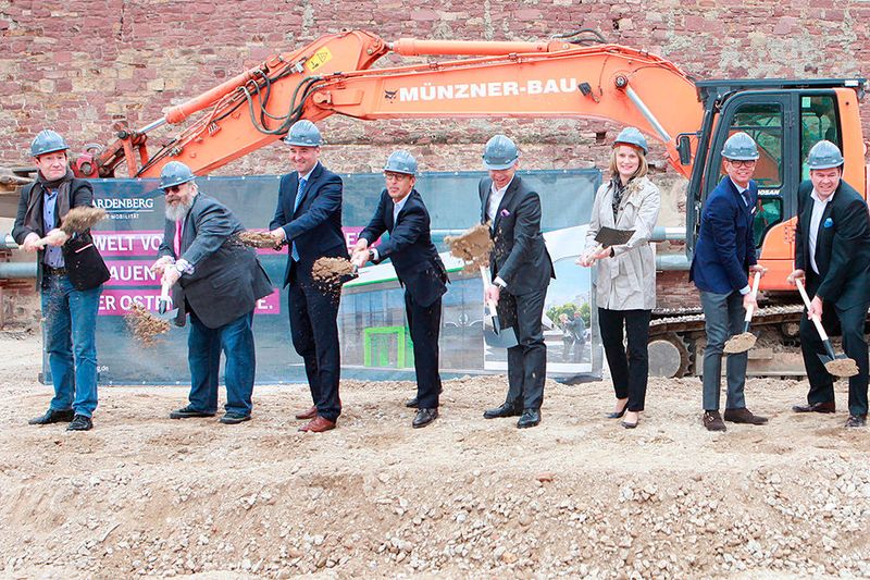Am 11. Mai 2017 war Spatenstich für den Neubau, acht Monate später hat der Betrieb begonnen. (Bild: Hardenberg-Gruppe)