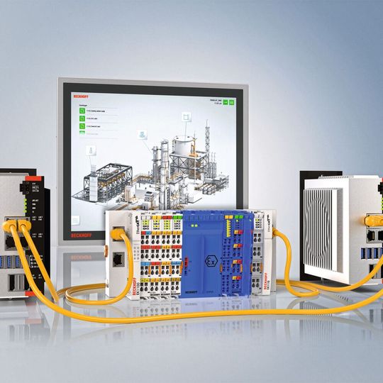 Mit TwinCAT Controller Redundancy ist auf einfache Weise mit den Standardkomponenten ein redundanter Steuerungsbetrieb möglich. (Bild:  Beckhoff)