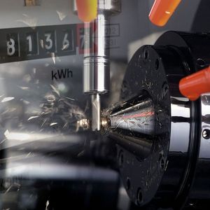 Bild 2: Die CNC-Funktion „Energy Monitoring“ nimmt den Energieverbrauch aller Achsen während des Bearbeitungsprozesses unter die Lupe. Bild: Fanuc