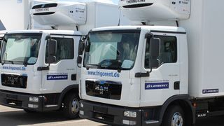 Als Deutschlands größter Spezialvermieter für Kühlfahrzeuge ist Frigo-Rent mit Fahrzeugen aller Größenklassen in allen großen Ballungsräumen vertreten. Bild: Frigo-Rent (Archiv: Vogel Business Media)