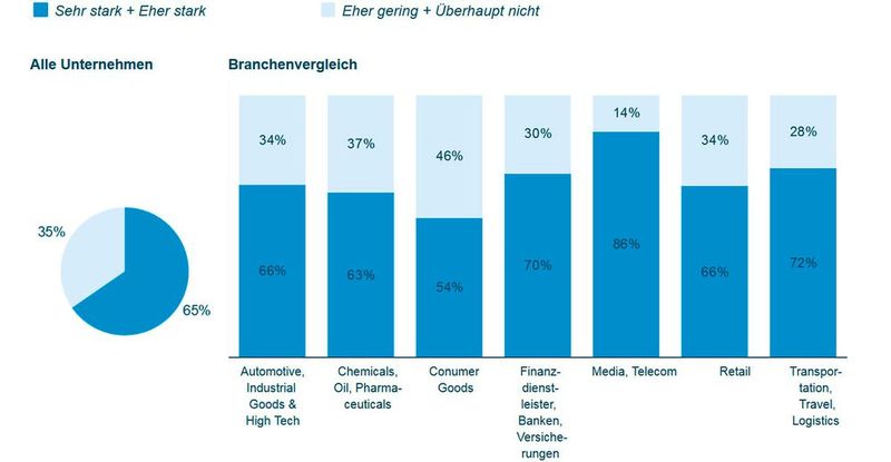 Studie „Digital Value 2018 von Horváth & Partners: Wie Digitalisierung auf Ressourcenallokation in den Branchen wirkt (Bild: Horváth & Partners)