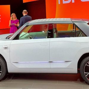 Der kleine Stromer basiert auf dem Wolfsburger Elektro-Baukasten MEB.  (Bild:  Christoph Seyerlein)