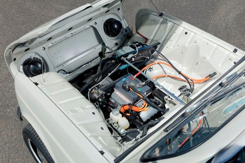Angetrieben wird der E-Plein Air von einem Motor, der auch im Dreirad Twizy verbaut ist. (Renault)