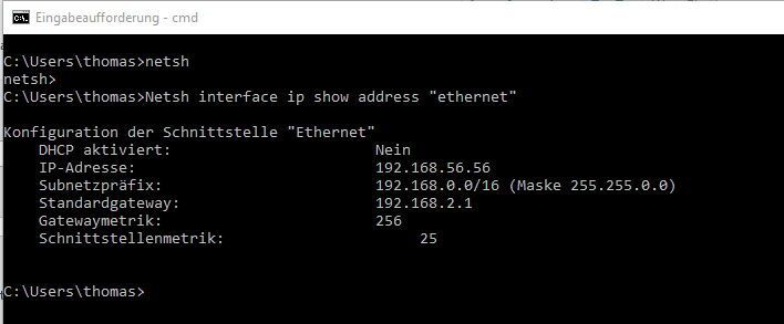Netsh hilft dabei, Netzwerkeinstellungen anzupassen, aber auch abzurufen. (Microsoft / Joos)