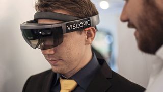 In der Austellung gibt es neues Technik zum Ausprobieren. (Process)