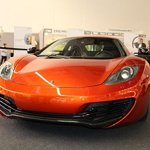 Highlight auf der Messe Euromold 2012 war der McLaren 12 C Spider.