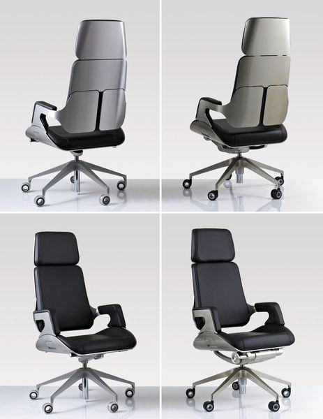 2. Preis: Bürostuhl „Silver“. Original (links): Interstuhl Büromöbel, Meßstetten-Tieringen, Deutschland. Plagiat (rechts): Vertrieb: Shenzhen Chunshan Trading, Shenzhen, VR China. (Aktion Plagiarius e.V.)