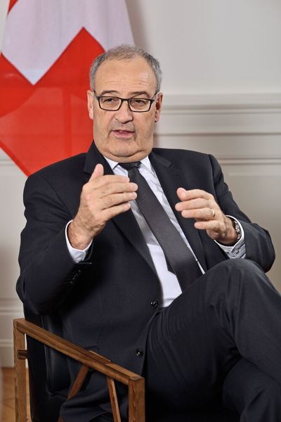 «Die Abschaffung der Industriezölle stützt die Wirtschaft und kommt auch den Konsumenten zugute. Ich werde mich entschieden dafür einsetzen.»  Bundesrat Guy Parmelin (©-2019 Markus A. Jegerlehner)