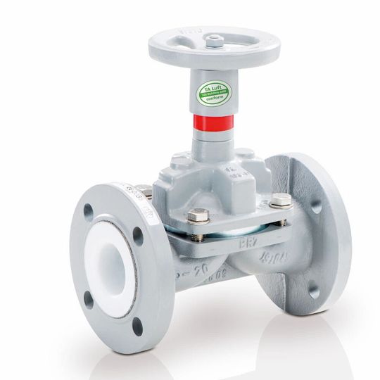 Sisto-20 Membranventile arbeiten in zahlreichen Chlor-Elektrolyse-Anlagen auf der ganzen Welt. (Bild:  KSB)