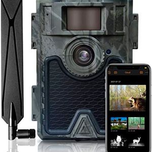 Die Wildkamera lässt sich über eine App steuern, Bilder und Videos lassen sich ebenfalls über die App aus der Ferne betrachten. Dafür sorgt eine 4G-Verbindung. Die Kamera weist eine sehr kurze Auslösezeit von 0,4 Sekunden auf. 24-Megapixel-Fotos und HD-Videos mit Ton können aufgenommen werden. Die maximale Erfassungsdistanz beträgt 20 m. Dank IP66-Schutzart ist die Elektronik im Outdooreinsatz geschützt. Bei Umgebungstemperaturen von –25 °C bis 60 °C funktioniert das Gerät laut Hersteller zuverlässig. Preis: ca. 175 Euro.(Bild:  WingHome / gefunden auf Amazon.de)