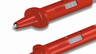 Die verstellbaren Prüfspitzen XSAP-4 und XSPP-419 sind in rot, blau oder schwarz erhältlich. (Multi-Contact)