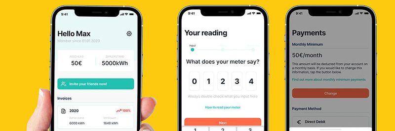 Basierend auf Powercloud, bietet das Energie-Start-Up Ostrom einen flexiblen, monatlich kündbaren Stromtarif, ein komplett digitales Nutzererlebnis über eine App sowie 100 Prozent grünen Strom. Basierend auf Powercloud, bietet das Energie-Start-Up Ostrom einen flexiblen, monatlich kündbaren Stromtarif, ein komplett digitales Nutzererlebnis über eine App sowie 100 Prozent grünen Strom.