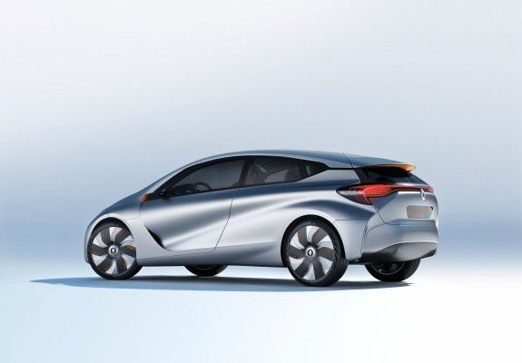 Renault präsentiert in Paris die Studie EOLAB. Das Konzeptfahrzeug kommt dank neuer „Z.E. Hybrid“-Antriebstechnik, intelligentem Leichtbau und ausgefeilter Aerodynamik mit 1,0 l Superbenzin pro 100 km aus. (Bild: Renault)