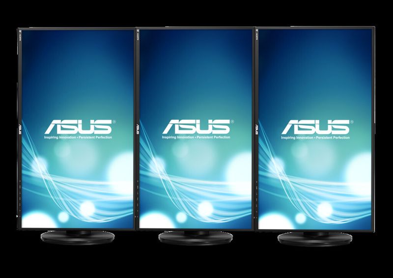 Bei konventionellen Lösungen sind schmale Rahmen Trumpf. (Bild: Asus)
