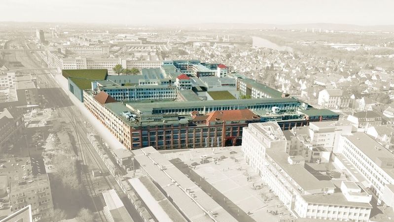 Die Activ-Group entwickelt auf dem rund 65.000 Quadratmeter großen Ex-Opel-Gelände in Rüsselsheim ein neues Stadtviertel.