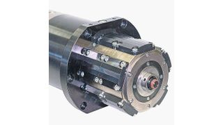 Die Vorteile hydrostatischer Komponenten, wie diese hydrostatische Innenschleifspindel HSK 32 C, bleiben auch bei hohen und höchsten Drehzahlen bestehen. (Hyprostatik Schönfeld)