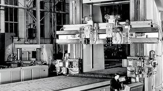 Für seine Großwerkzeugmaschinen, wie hier eine Hobelmaschine aus den 1950ern, ist Waldrich Siegen weltweit bekannt.  (Waldrich Siegen)