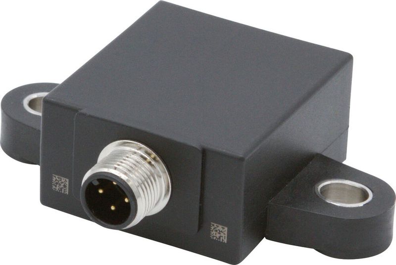 Neigungssensor der Reihe YN98x von IPF Electronic mit M12-Anschluss ausgelegt für einen Neigungswinkel von ±90°. Die Installation solcher Lösungen erfordert keinen hohen Aufwand. (Bild: ipf electronic gmbh)