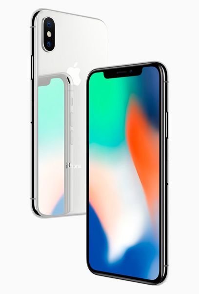 Auch die Rückseite des iPhone X besteht aus Glas. (Apple)