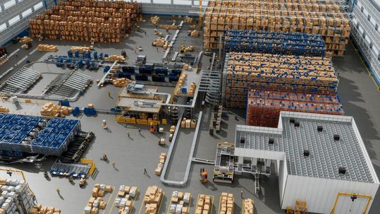 Die Nvidia GTC (GPU Technology Conference), zu der Kion seinen digitalen Zwilling vorstellt, ist eine global ausgerichtete Konferenz für künstliche Intelligenz (KI), auf der sich Entwickler, Ingenieure, Forscher, Erfinder und IT-Experten zusammenfinden.(Bild:  Kion)