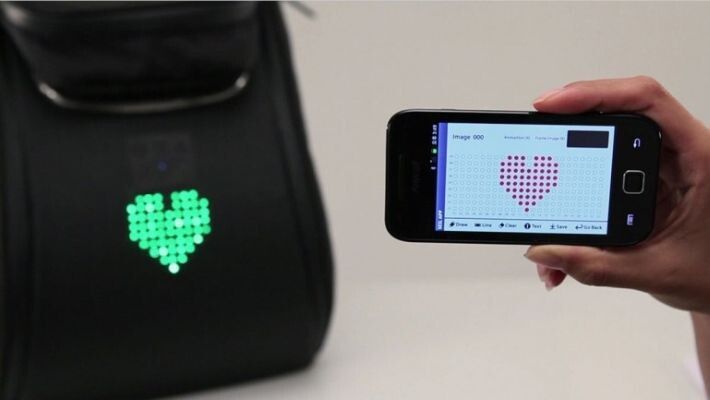 Rucksack mit Display: SEIL Bag (Seil)