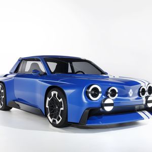 The concept car is modeled after the Renault 8 Gordini, which was introduced in 1964.(Source:  Renault)