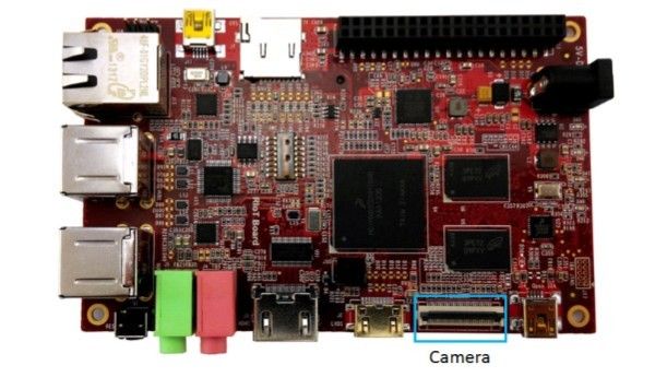 RIoTboard von Farnell: Camera Interface (Bild: Farnell)