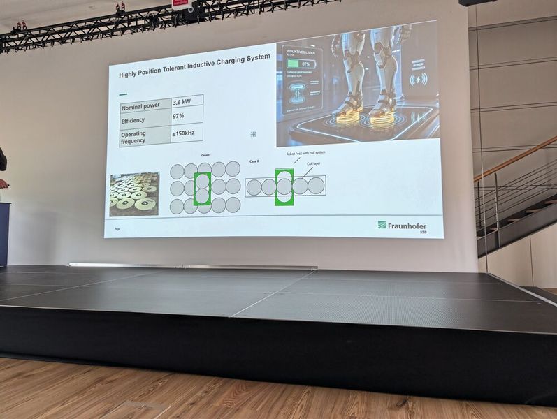 Verschiedene Spulenanordnungen für Roboterfüße illustriert. (Bild: Dr. Bernd Eckardt, Fraunhofer IISB)