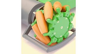 Die Kombinationen aus Radantrieb und Mecanum-Rad werden in zwei Baugrößen angeboten. (Bild: Imetron)