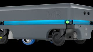 Der Mobilroboter MiR200 verfügt über eine erhöhte Nutzlast von 200 kg sowie eine Zugkraft von 500 kg.  (Bild: MiR)