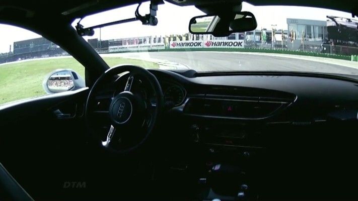 Der Audi RS 7 concept am Limit: fahrerlos rund um den Hockenheimring (Audi)