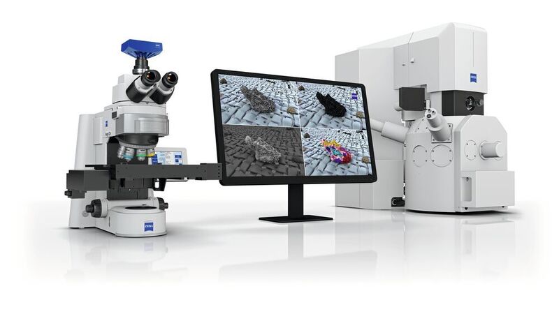 Zeiss-Portfolio industrielle Mikroskopie: Hard- und Software der einzelnen Produkte müssen so aufeinander abgestimmt werden, dass alle für den Kunden notwendigen Daten des Arbeitsprozesses zukünftig sicher an einem Ort bereitgestellt werden.  (Zeiss)