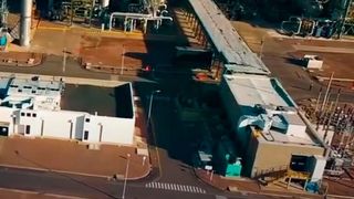 Blick auf eine Öl- und Gasanlage (Siemens Energy)