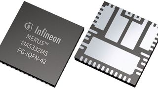 Class-D-Verstärker: Multichip-Modul ermöglicht kleine Baugröße, hohe Leistungsdichte und kühlkörperfreien Betrieb. (Infineon)