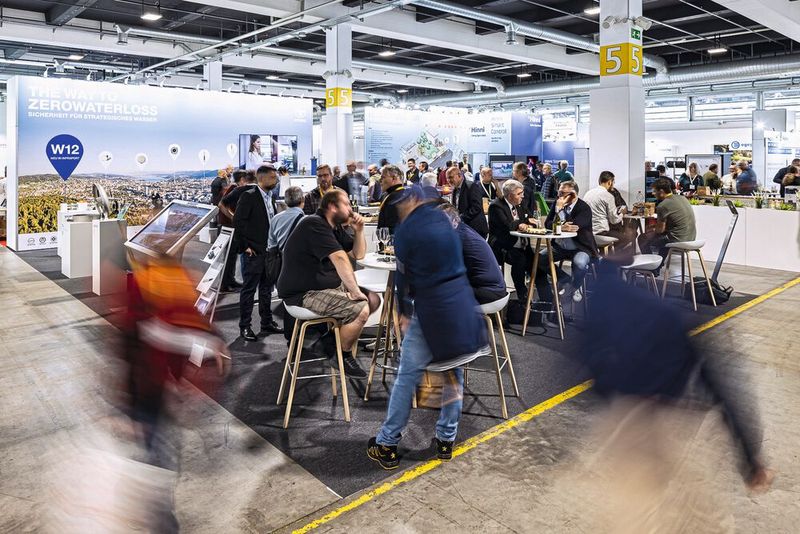 Die Aqua Suisse 2023 – Parallelmesse zur maintenance Schweiz – begeisterte erneut Schweizer Wasserwirtschaft. (Bild: Easyfairs/Sara Barth)