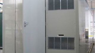 The GRP-based fabrication materials significantly reduce the weight of the shelters compared with traditional metal- or concrete-based constructions. (Intertec Instrumentation)