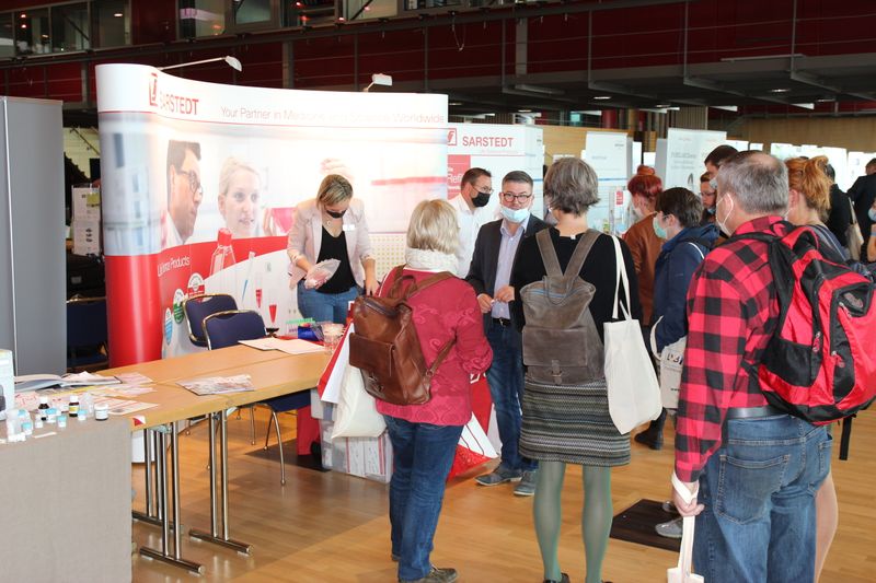 Weitere Impressionen von der LAB-SUPPLY Dresden 2021   Weitere Infos zu den kommenden LAB-SUPPLY-Messen finden Sie auf www.lab-supply.info.  (LABORPRAXIS, C. Lüttmann)