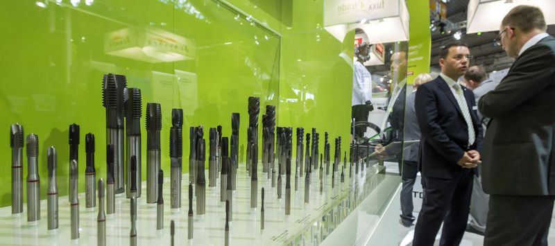 Von CNC-Werkzeugmaschinen bis zu  Produkten der Zerspanungs- und Spanntechnik stellte Wollschläger sein Angebot vor. (Bild: Wollschläger/Thomas Moeller)