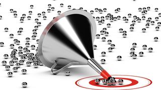 Egal aus welchen Quellen die Leads kommen: Ein gutes Leadmanagement bündelt und kanalisiert sie nach dem Trichterprinzip. (Bild: © Olivier Le Moal - stock.adobe.com)