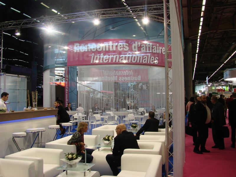 Le lieu des rencontres d'affaires internationales. (Image: Jean Guilhem)