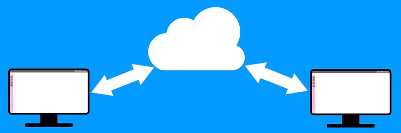 Verteilte Anwendungen werden auf einem Server oder in der Cloud betrieben und lassen sich auf mehreren Systemen gleichzeitig ausführen.