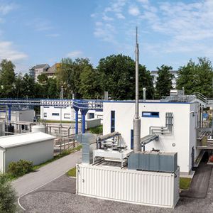 Roche gewinnt mit dem neuen anaeroben Bioreaktor Energie aus den Abwässern des Unternehmens.