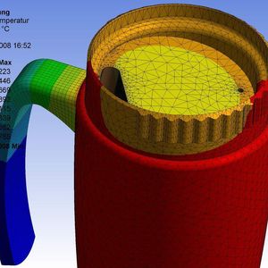 1 FEM für CAD: Die vom Konstrukteur am CAD-Arbeitsplatz durchgeführten Berechnungen helfen, die Machbarkeit eines Designs zu prüfen oder in einer Design-Studie verschiedene Varianten miteinander zu vergleichen.