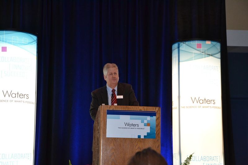 Dr. Ian King, Vizepräsident Seperation Technology bei Waters: „Mit Ionkey/MS ermöglichen wir jedem Wissenschaftler massenspektrometrische Messungen durchzuführen, ohne eine große Expertise auf diesem Gebiet zu haben.“ (Bild: Platthaus/LABORPRAXIS)