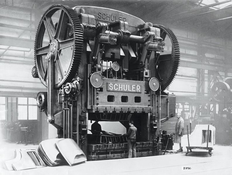 Die Pressenherstellung hat bei Schuler eine lange Tradition. (Schuler)