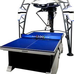 Die fünfte Generation des Tischtennis-Trainingsroboters Forpheus(Bild:  Omron)