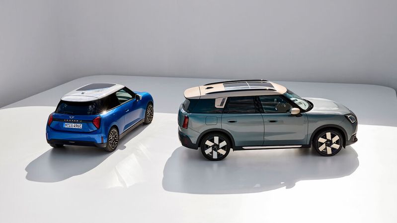 Mini Cooper und Countryman fahren künftig ausschließlich elektrisch vor.(Bild:  Mini)